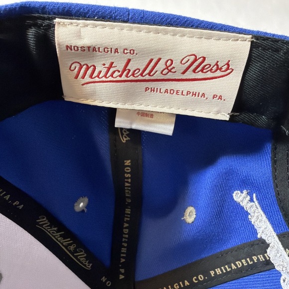 Mitchell & Ness Los Angeles Dodgers 2 Tone Og Script Retro Hat cap Snapback Nwt - Picture 5 of 8